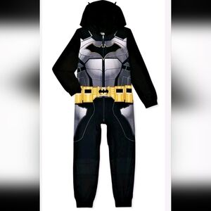 BATMAN HOODED BLANKET SLEEPER Size 8 NEW!